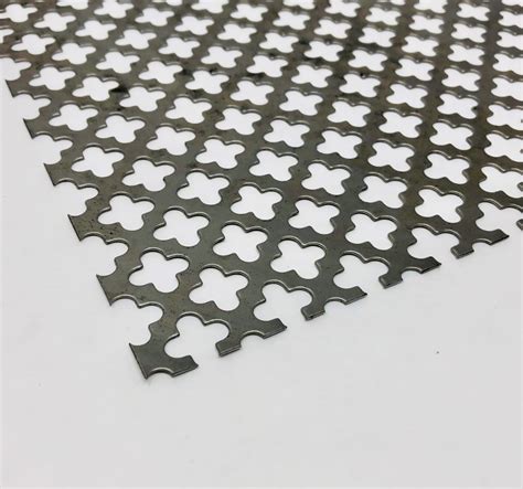 cloverleaf perforated metal sheet|decorative perforated sheets.